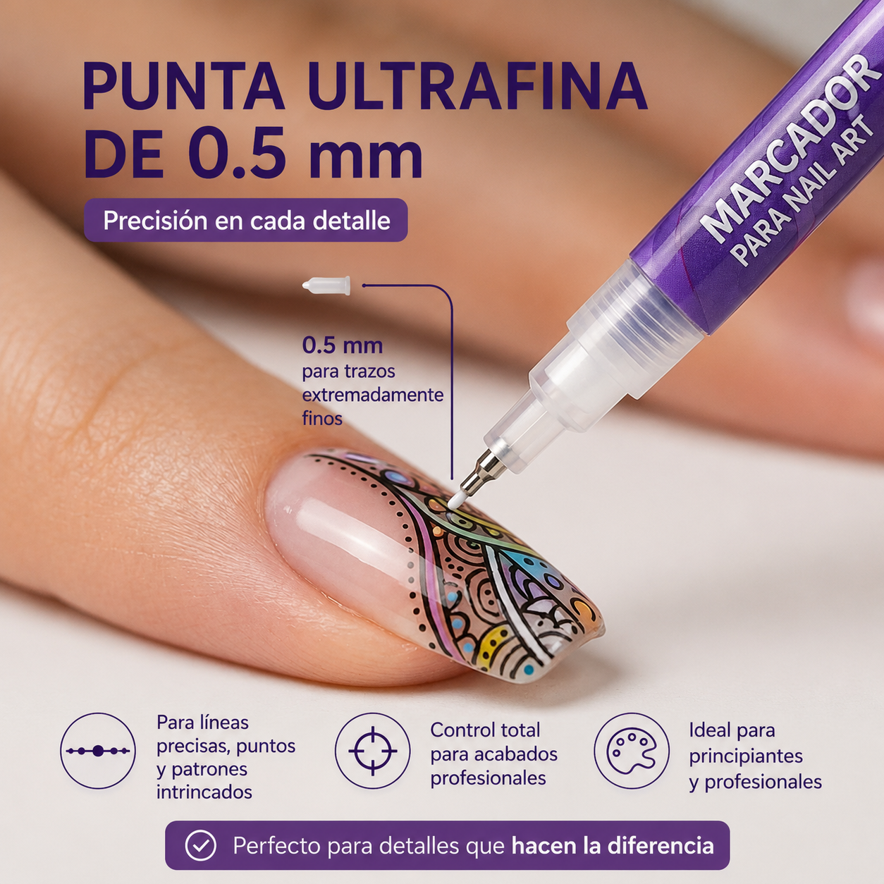 Set 12 Marcadores para Uñas/Ahórrate el salón. Hazlo tú misma