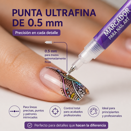 Set 12 Marcadores para Uñas/Ahórrate el salón. Hazlo tú misma
