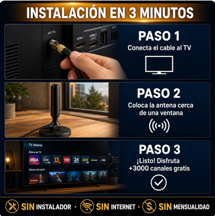 KINTALMAX ANTENA TV DIGITAL HD