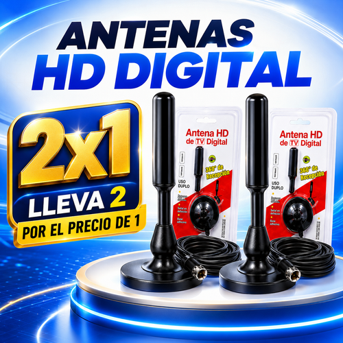 Pack Dúo SeñalMax HD™ – 2 Antenas Digitales