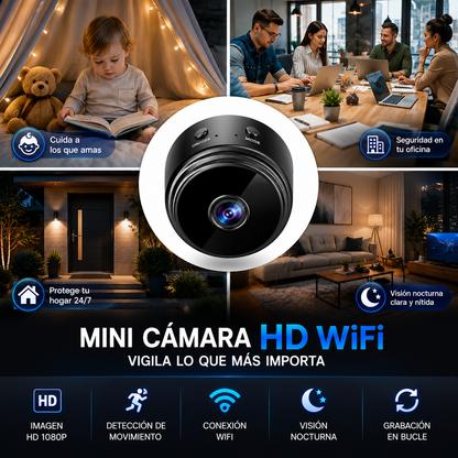 Vigila tu hogar estés donde estés!! Mini Camara Espía