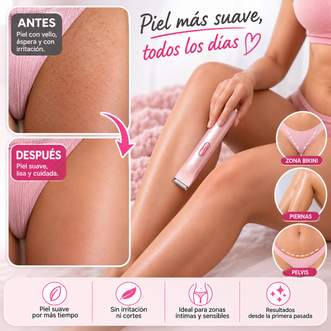 Je T'aime Paris™ | Depilación Suave, Precisa y Sin Irritación
