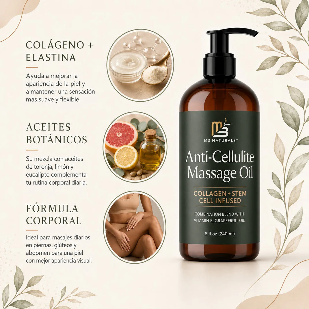 Pack 2 Aceites Corporales Reafirmantes y Anticelulitis